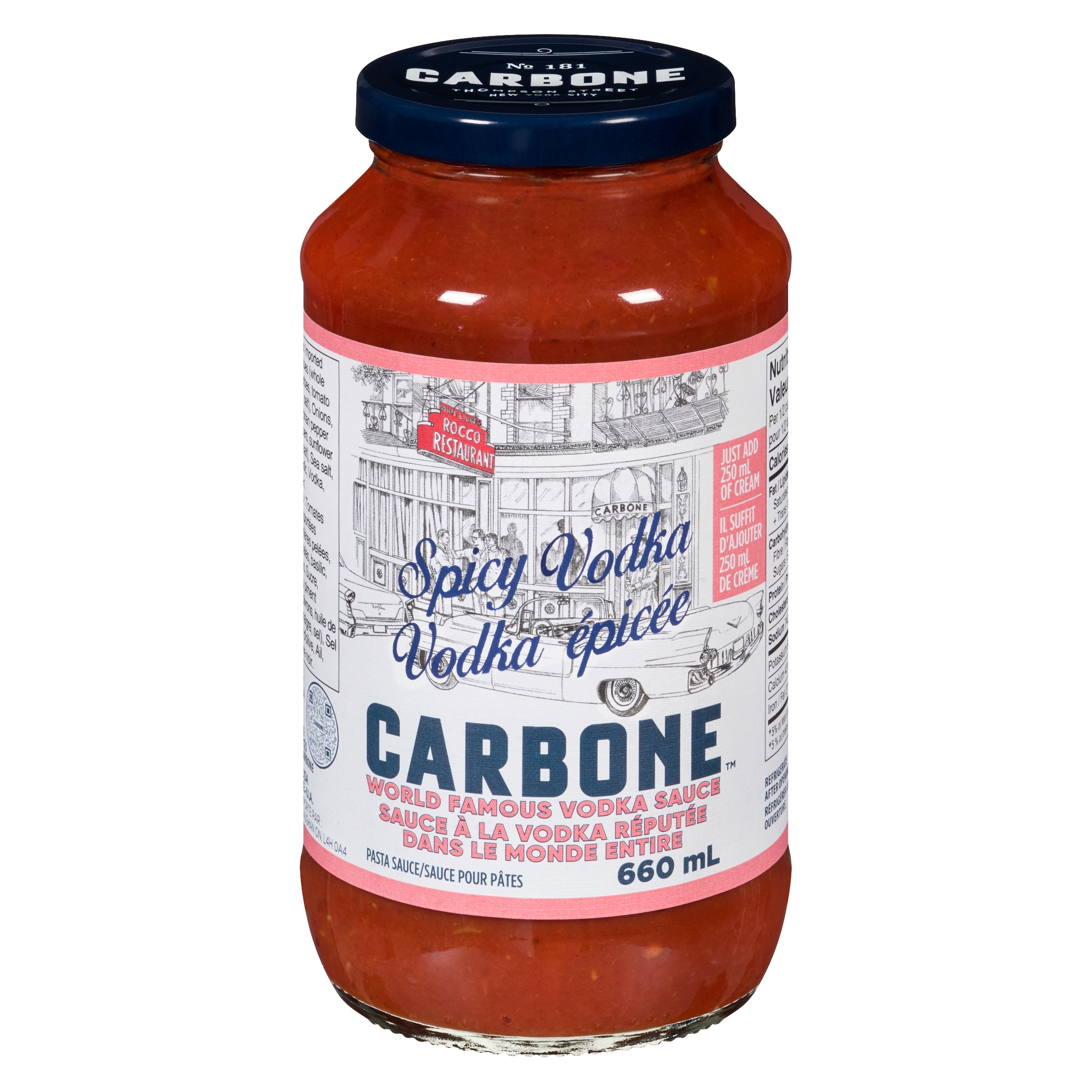 Carbon Pasta Sauce - Spicy Vodka - 660ml