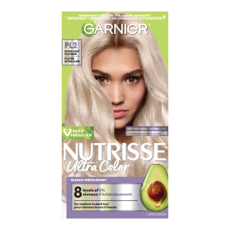 Garnier Nutrisse Ultra Color Hair Bleach - Ultra Light Platinum (PL2)