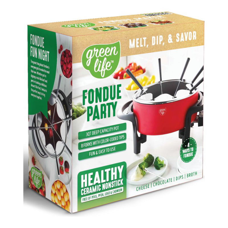 GREENLIFE Fondue Pot - Red - CC005120-001