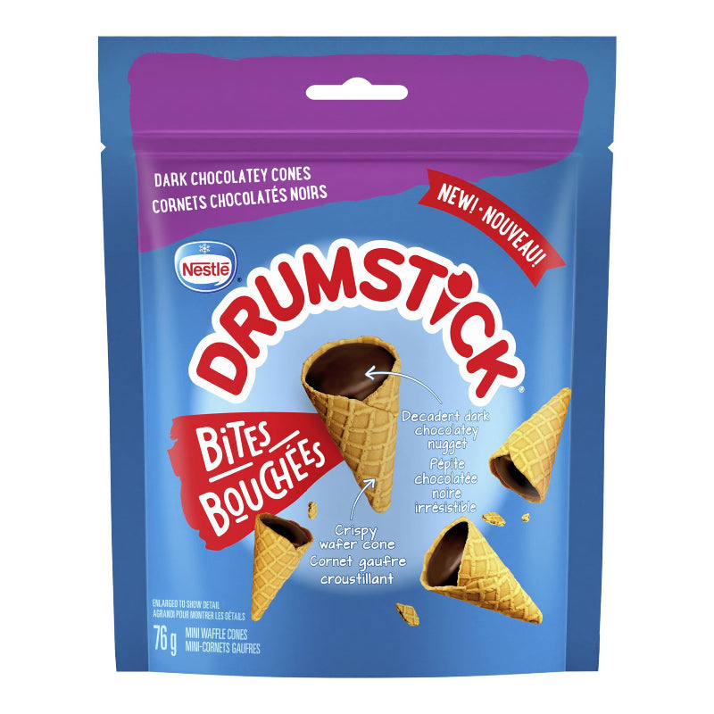 Nestle Drumstick Waffle Cones - Dark Chocolate - 76g