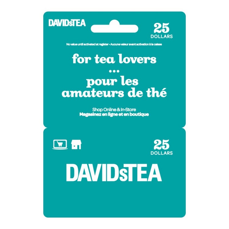 DavidsTea Gift Card - $25