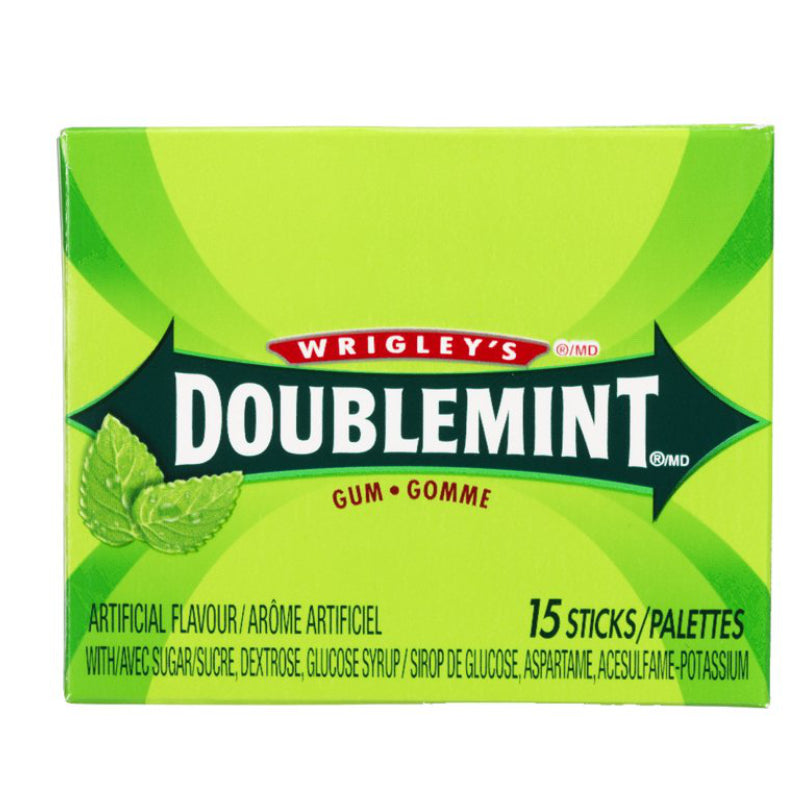 Doublemint Chewing Gum - 15 sticks