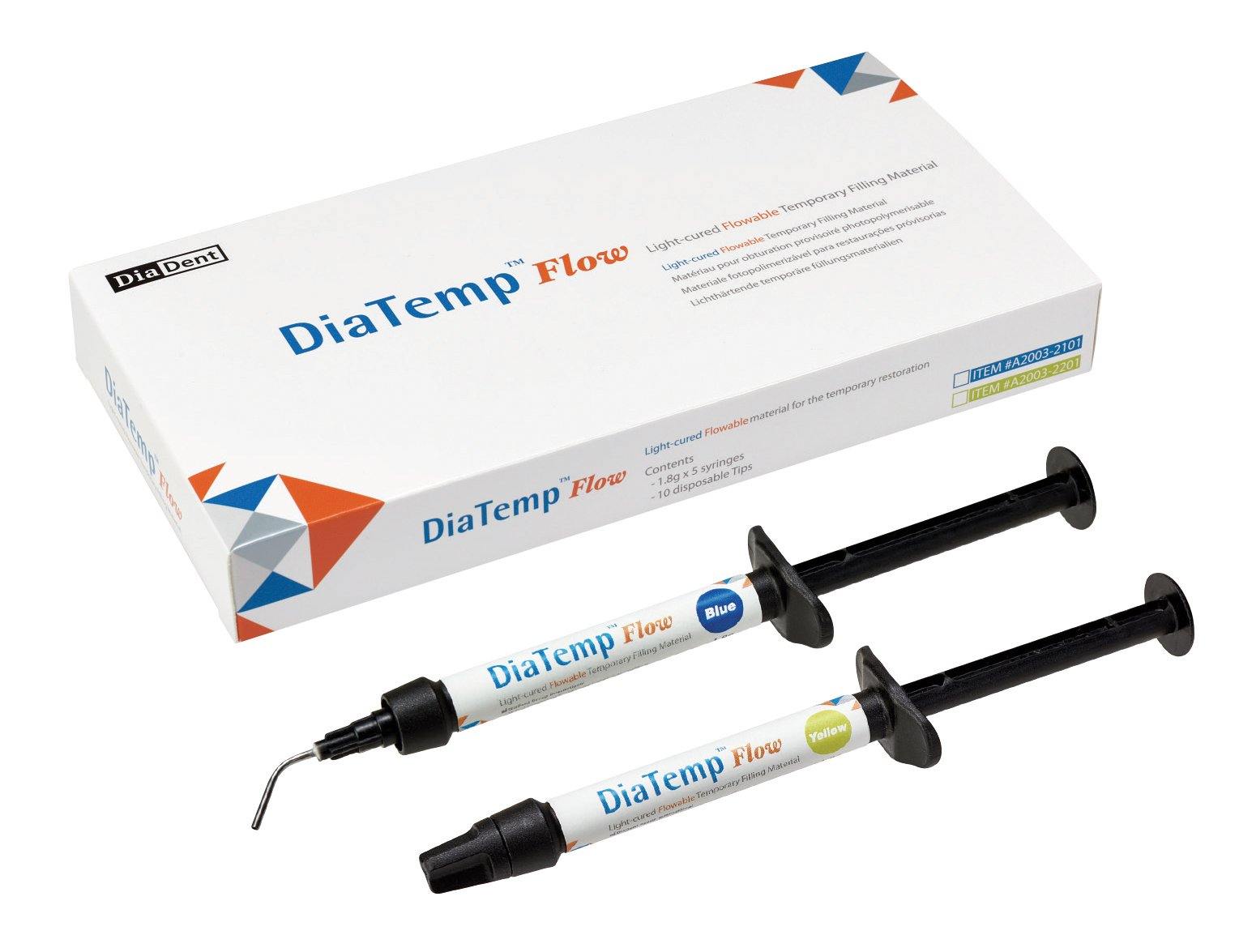 DiaTemp Flow , 5 - 1.8g Syringes + 10 Tips