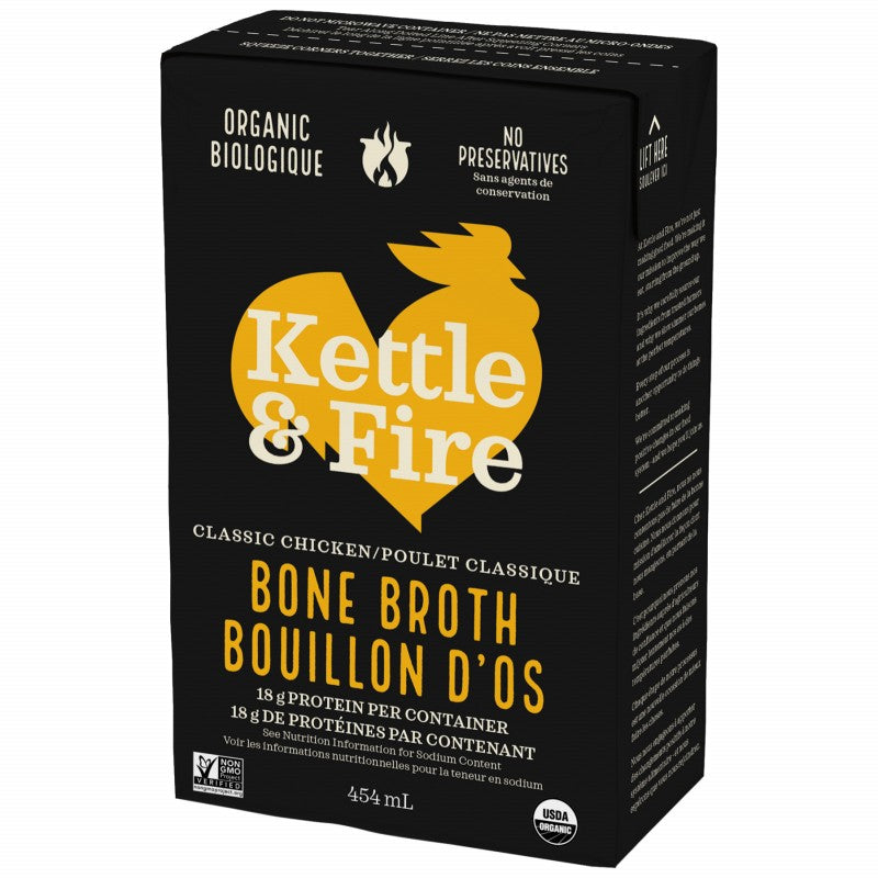 Kettle & Fire Bone Broth - Classic Chicken - 454ml