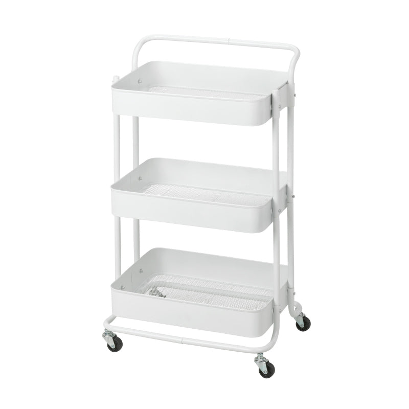 Collection by London Drugs 3-Tier Storage Trolley - White