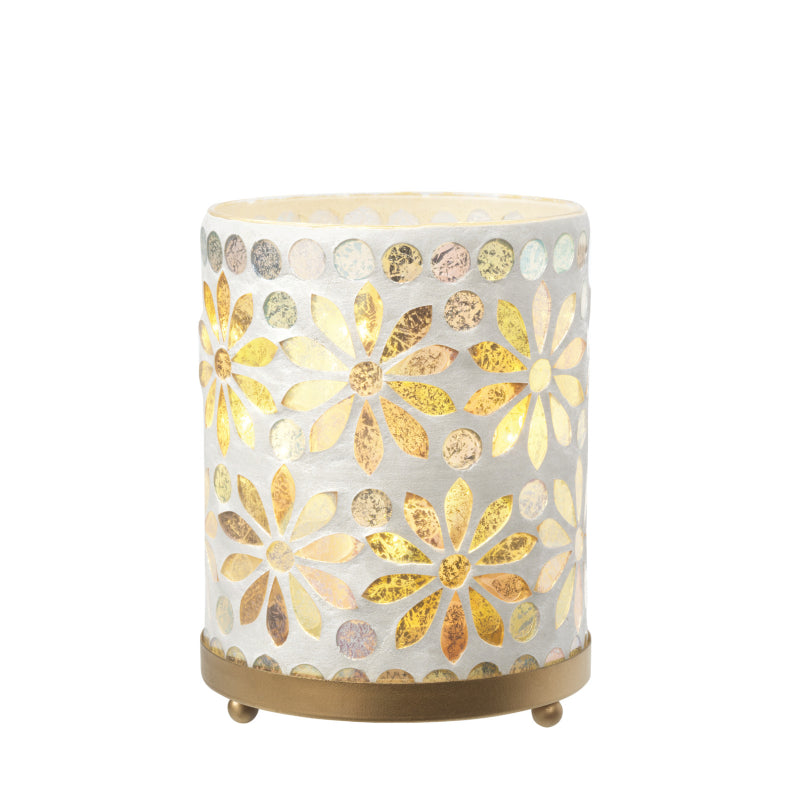 Collection by London Drugs Battery Operated Opal Mosaic Lamp - Small - 12x12x16cm