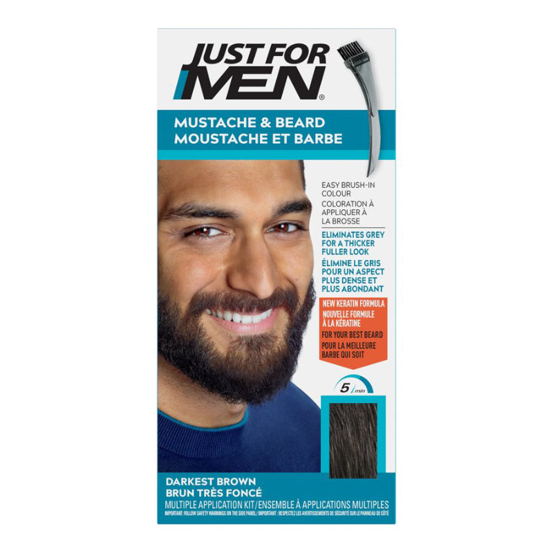 Just for Men Mustache & Beard Hair Color - Darkest Brown