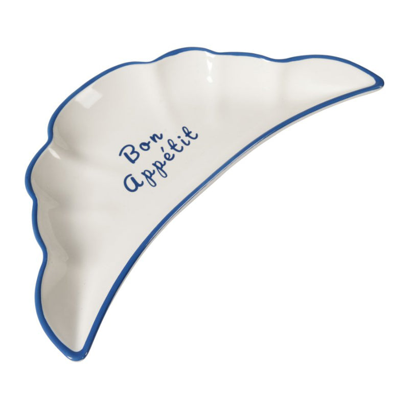 Sur La Table Plate - Croissant - Blue