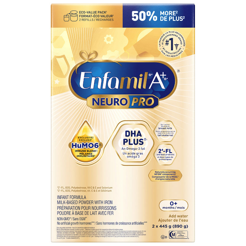 Enfamil A+ Neuro Pro Baby Formula Powder Refill - 890g