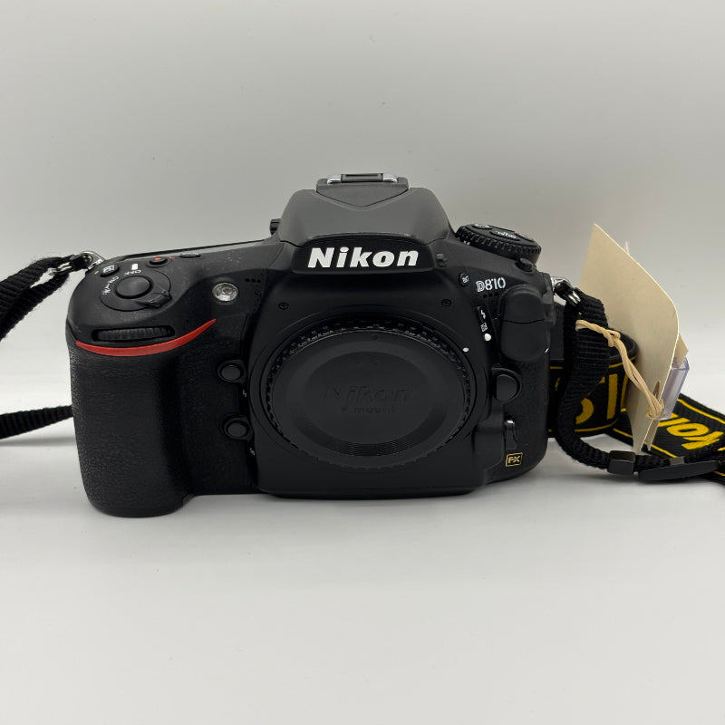 USED: Nikon D810 DSLR Camera Body - Black - 9/10