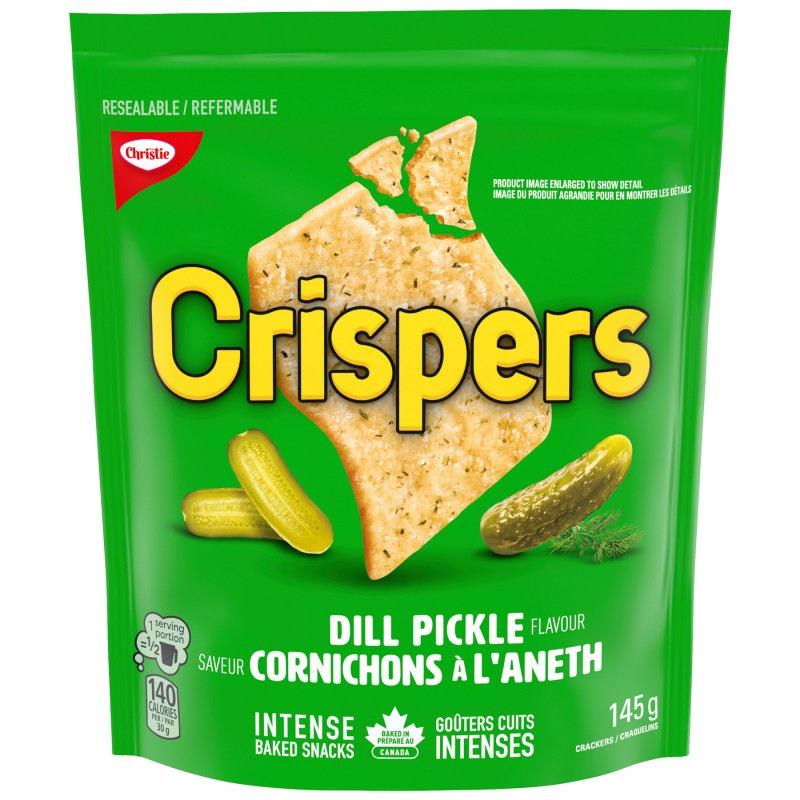 Christie Crispers Crackers - Dill Pickle - 145g