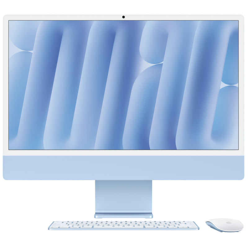 Apple iMac with 4.5K Retina Display - 24 Inch - 24GB - 512GB SSD - 10 Core M4 Chip - 10 Core GPU - Blue - MD2T4LL/A