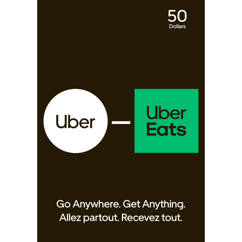 Uber $50 Gift Card