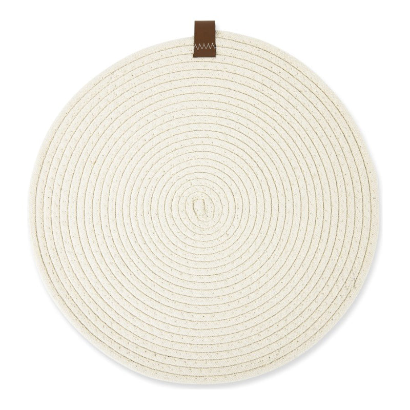 Core Kitchen Round Placemat - Beige - 38.1cm