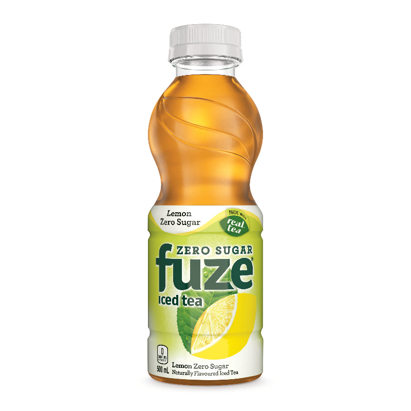 Fuze Naturally Flavoured Zero Sugar Iced Tea - Lemon - 500ml