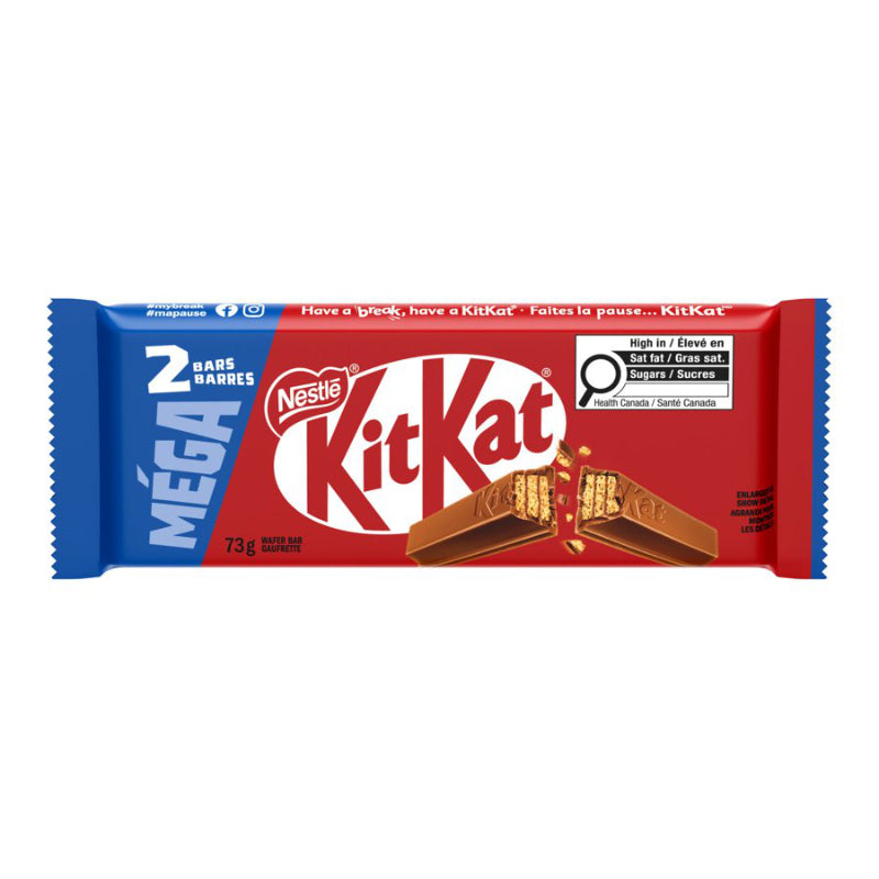 KitKat Mega Wafer Bar - 73g - 2 pcs
