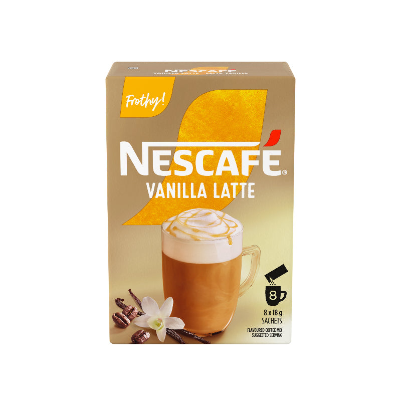 Nescafe Instant Coffee - Vanilla Latte - 8's
