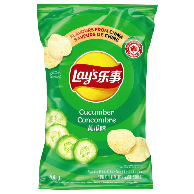 Lay's Cucumber Flavoured Potato Chips - 200g