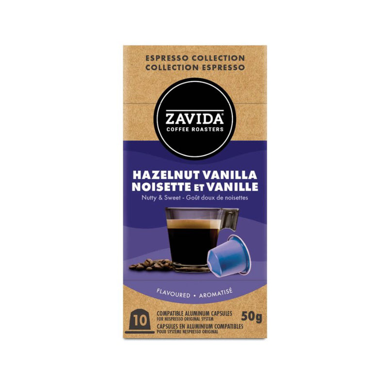 Zavida Espresso Collection Coffee Capsule - Hazelnut Vanilla - 10's