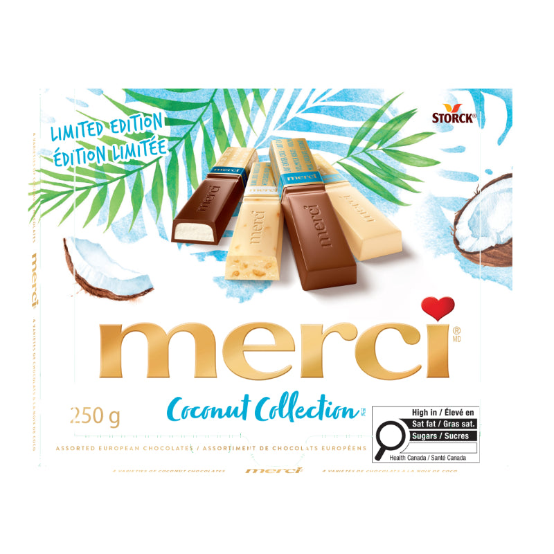Merci Finest Selection of European Chocolates - Coconut Collection - 250g