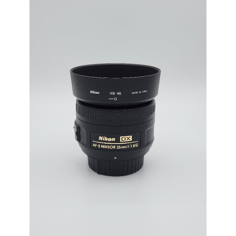 USED: Nikon AF-S DX NIKKOR 35mm f/1.8G Lens - Black - 9/10 - #2417929