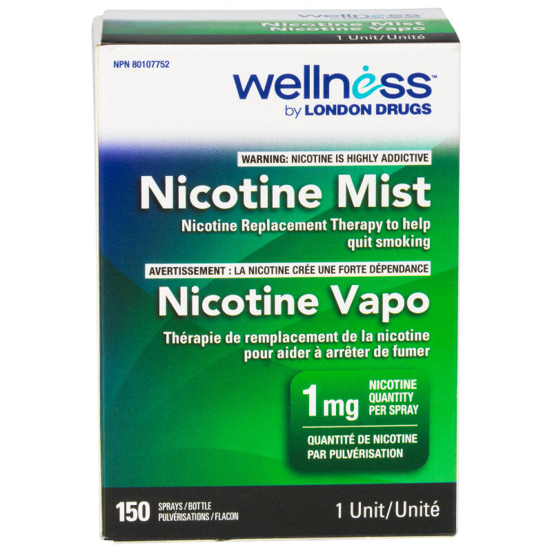 Wellness by London Drugs Nicotine Spray - 150 spray - 80423