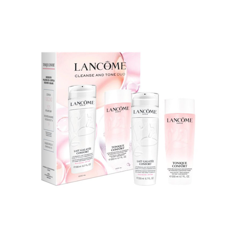 Lancome Cleanse and Tone Duo Confort Tonique Set - 2 piece
