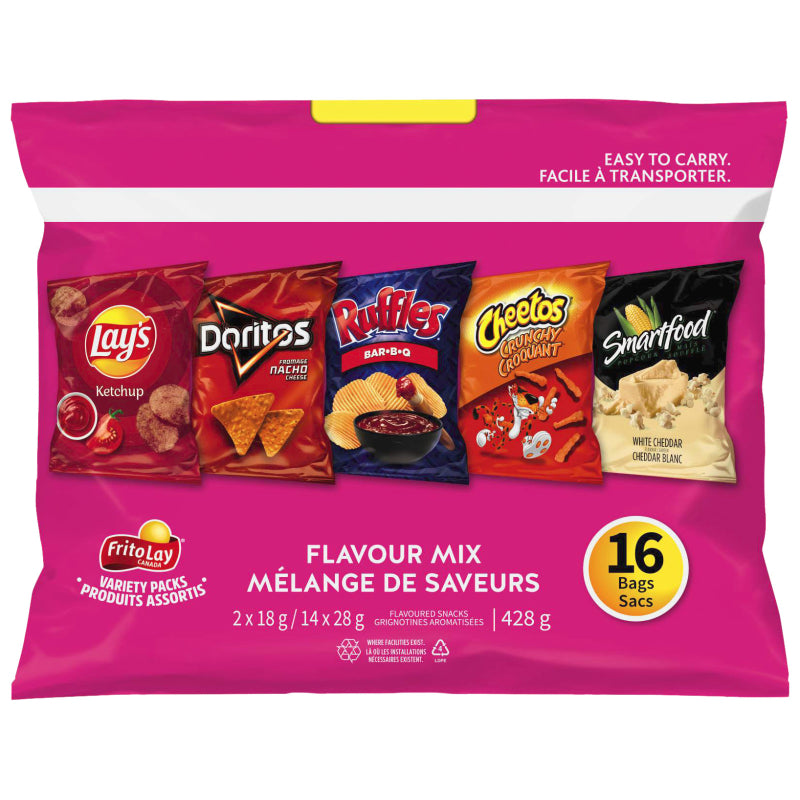Frito-Lay Chips Variety Pack - Flavour Mix - 448g