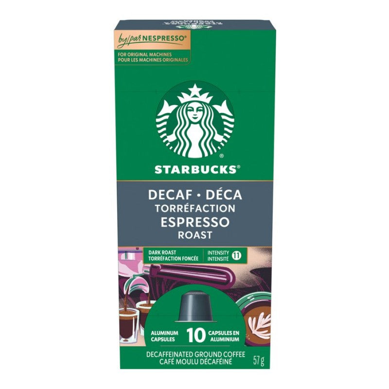 Starbucks by Nespresso - Decaffeinated Espresso Roast - 10s