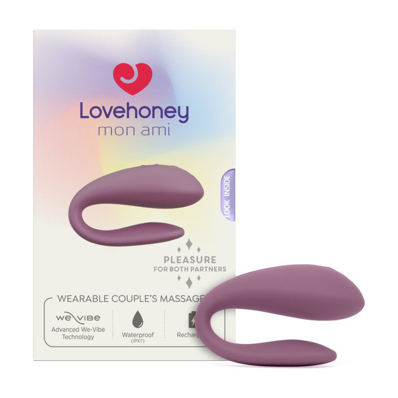 Lovehoney Mon Ami Wearable Couple's Personal Vibrating Massager - Mauve