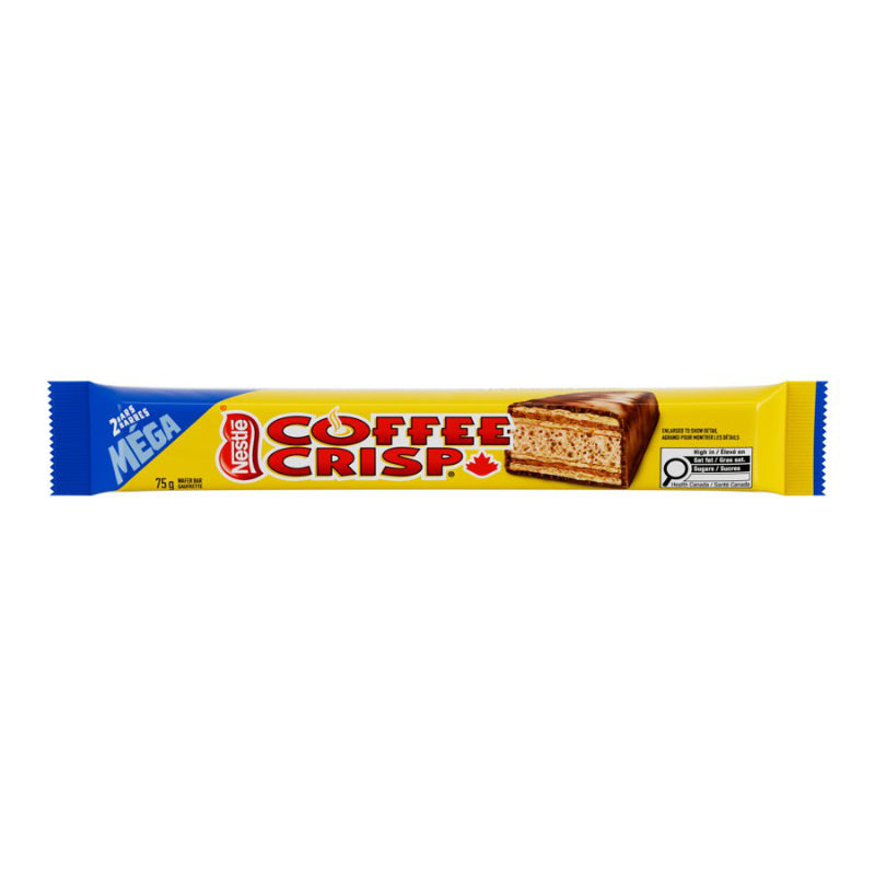 Coffee Crisp Mega Wafer Bar - 75g - 2 pcs