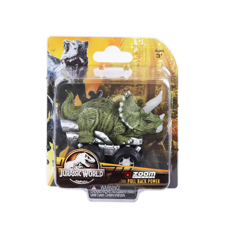Jurassic World Pull Back Power Zoom Riders - Assorted