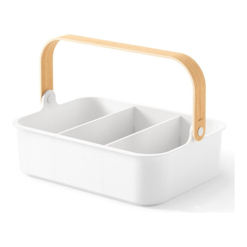 Umbra Bellwood Pantry Collection Storage Bin - Large - White / Natural