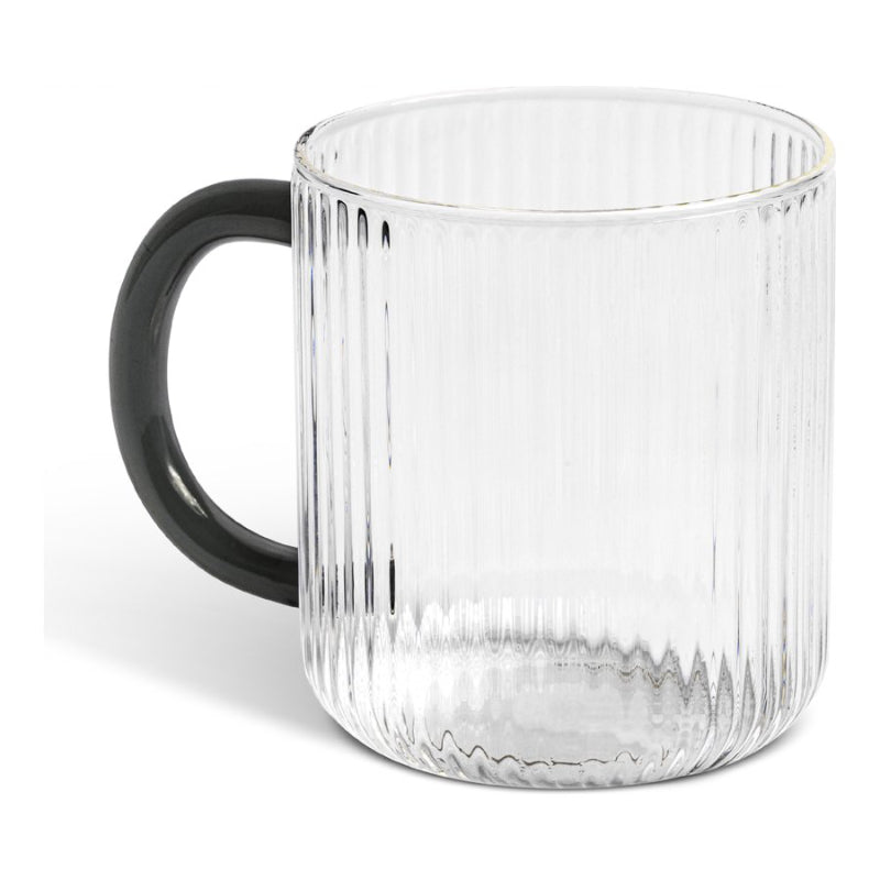 Brooklyn Steel Co. Ribbed Mug - Grey - 399 ml