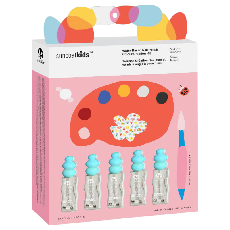 Suncoat Kids DIY Water-Based Nail Polish Colour Creation Kit - 5 piece