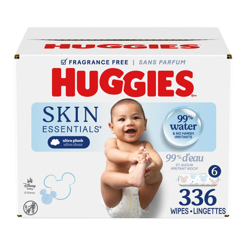 Huggies Skin Essentials Baby Cleaning Wipes - 6 x 56's