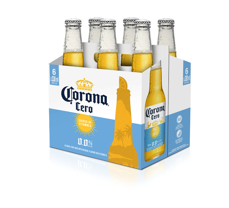 Corona Cero Non-Alcoholic Beer - 6 x 330ml