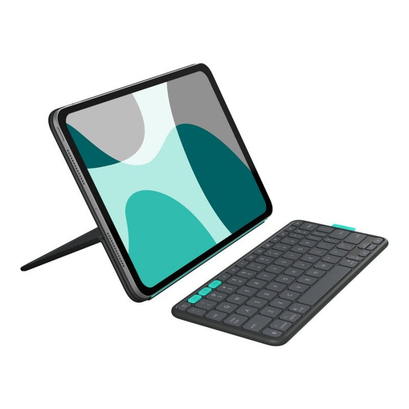 Logitech Flip Folio Keyboard and Folio Case for Apple iPad Pro 11-inch (M4), iPad Air 11-inch (M2 & M3), iPad Air (5th gen) - Graphite - 920-013369