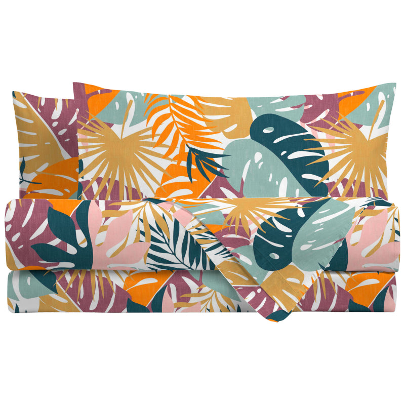 Amo La Casa Bed Sheet Set - Twin - Tropical