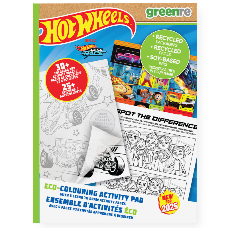 Hot Wheels Colour Activity Book - 35 page