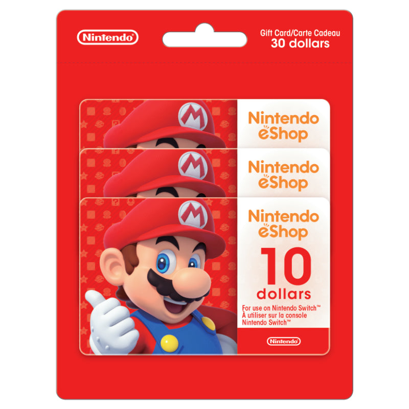 Nintendo eShop Gift Card Digital Code $30
