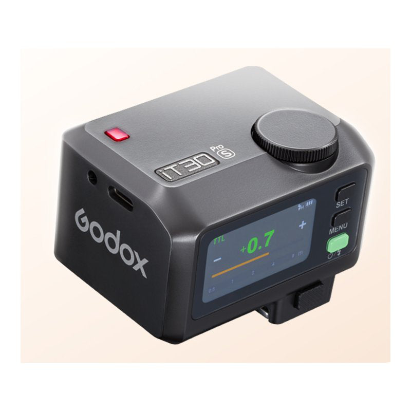 Godox iT30Pro S Hot-Shoe Clip-On Flash for Sony Cameras - IT30PRO-S-BLK