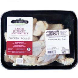 Rossdown Farms & Natural Foods Chicken Wings Split - Fresh