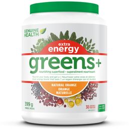 Genuine Health Greens+ Extra Energy - Orange