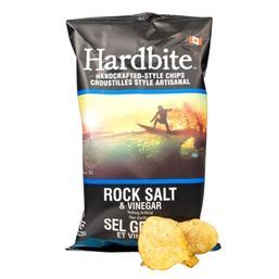 Hardbite Handcrafted-Style Chips - Rock Salt & Vinegar