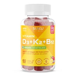 Suku Vitamin D3+K2+B12 Gummies