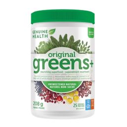 Genuine Health Greens+ Original Unsweetened Natural