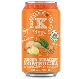 Happy Belly Kombucha Kombucha - Ginger Turmeric