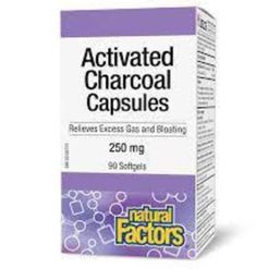 Natural Factors Activated Charcoal 250mg