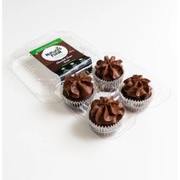 Nature's Flair Chocolate Cocoa Cupcakes 4Pk